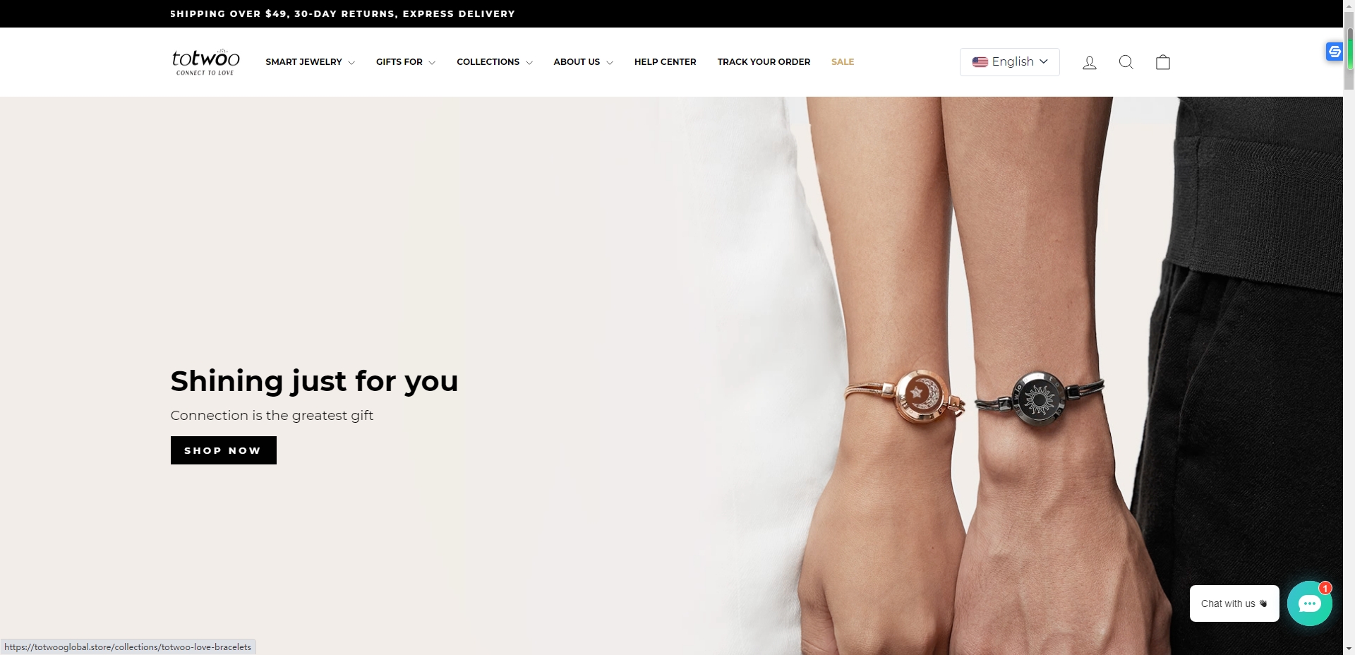 Totwoo official store. Smart jewelry for love and connection – totwoo
